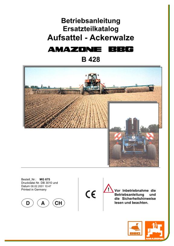 Betriebsanleitung AW / B428
