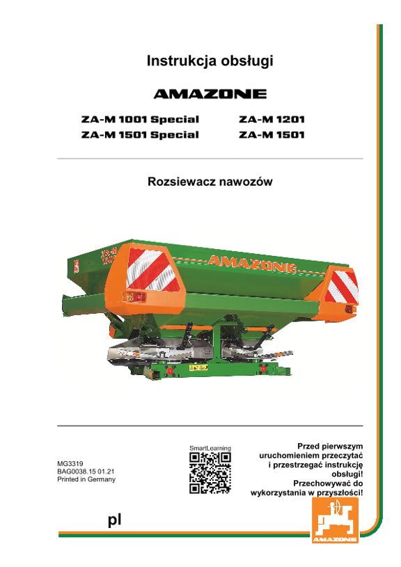 Instrukcja obsługi ZA-M / ZA-M Special