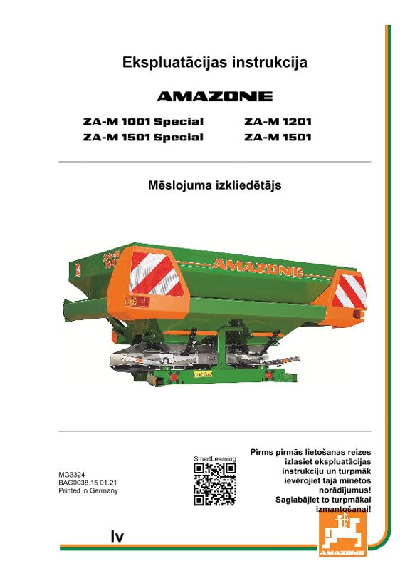 Ekspluatācijas instrukcija ZA-M / ZA-M Special
