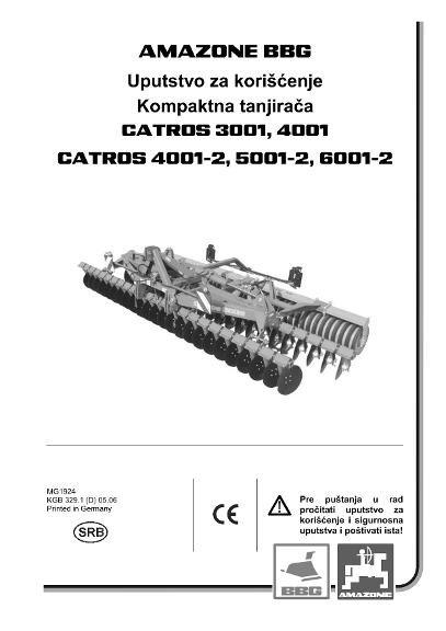 Uputstvo za korišćenje CATROS 01
