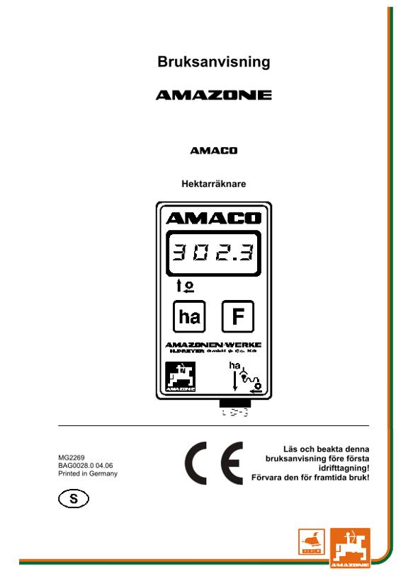 Instruktionsbok AMACO