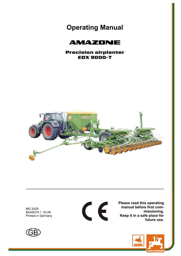 Operation manual EDX 9000-T