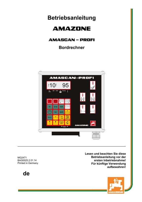 Betriebsanleitung AMASCAN PROFI