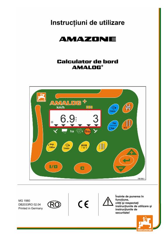 Instrucţiuni de utilizare AmaLog+