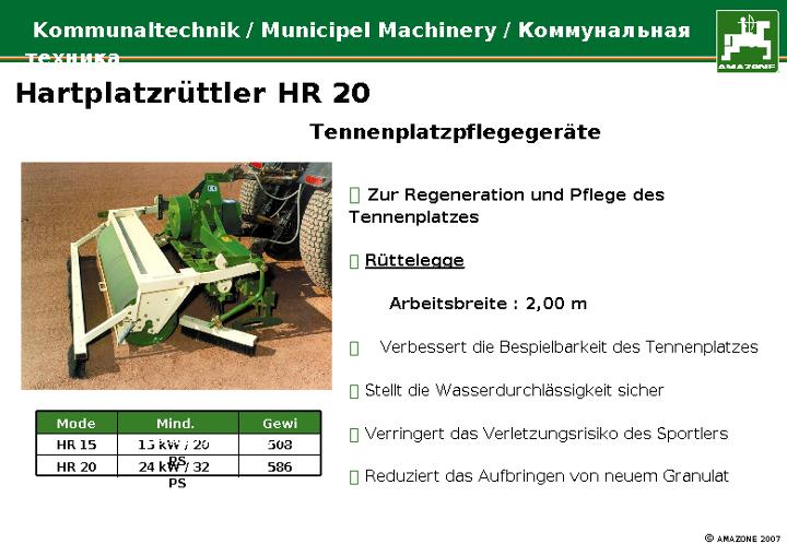 Maschinenschilder HR20