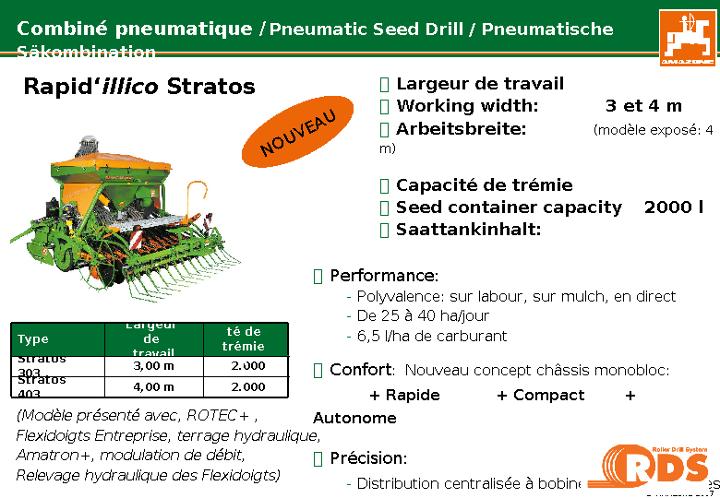 Déscriptifs machines AD-P