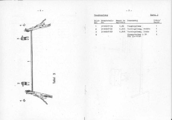 Ersatzteilkatalog Heckdreipunktanbau für Schwergrubbervarianten B365 A/C/E/F