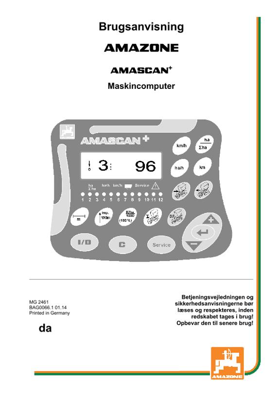 Brugsanvisning AMASCAN+