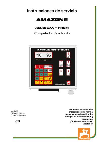 Manual del operador AMASCAN PROFI
