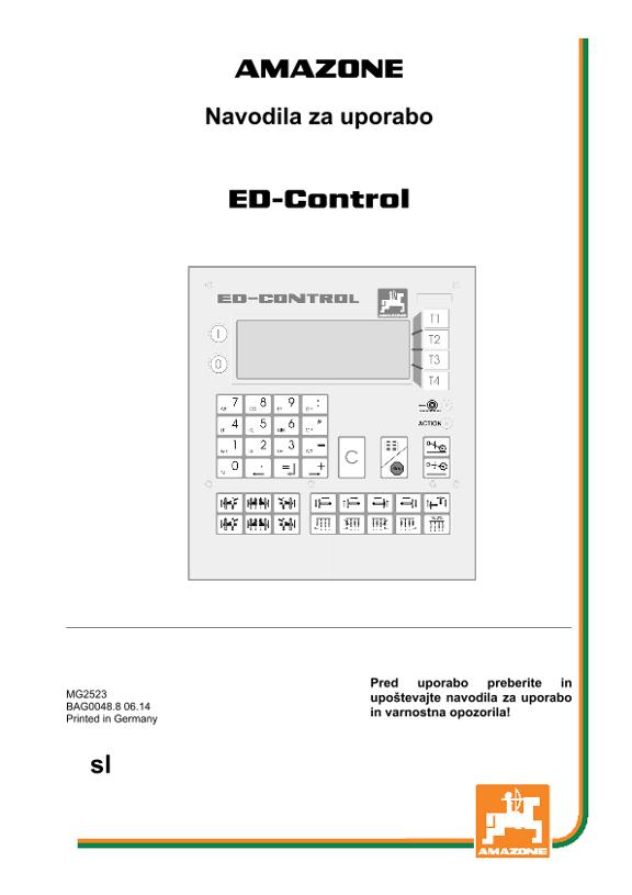 Navodila za uporabo ED-CONTROL