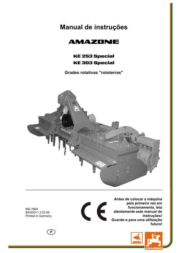 Manual de Instruções KE 253/303 SPECIAL