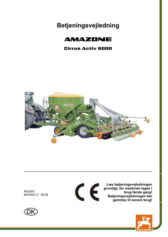 Brugsanvisning CIRRUS 6000 ACTIV