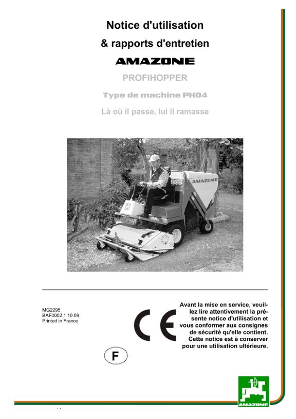 Notice d'utilisation PH 04