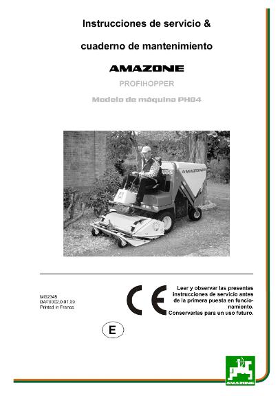 Manual del operador PH 04