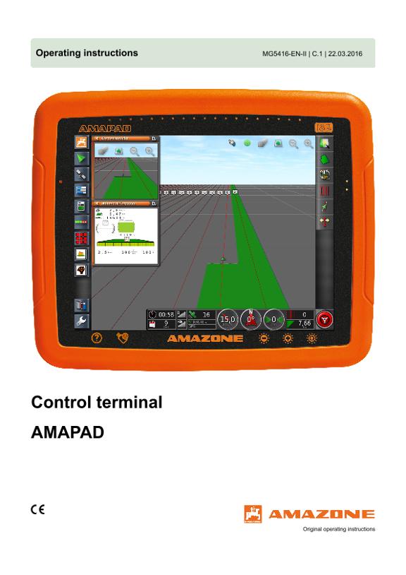 Operation manual AMAPAD 
