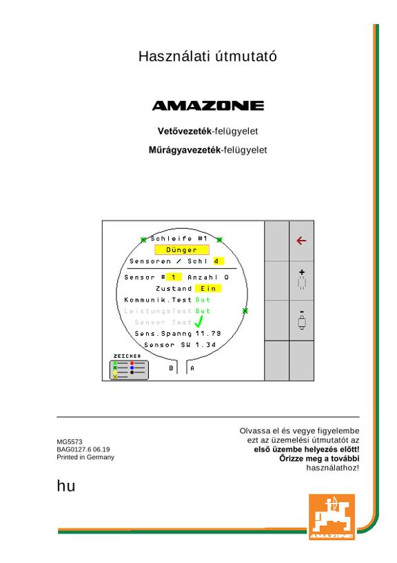 Kezelési útmutató Vetővezeték-felügyelet