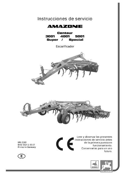 Manual del operador CENTAUR Special / Super
