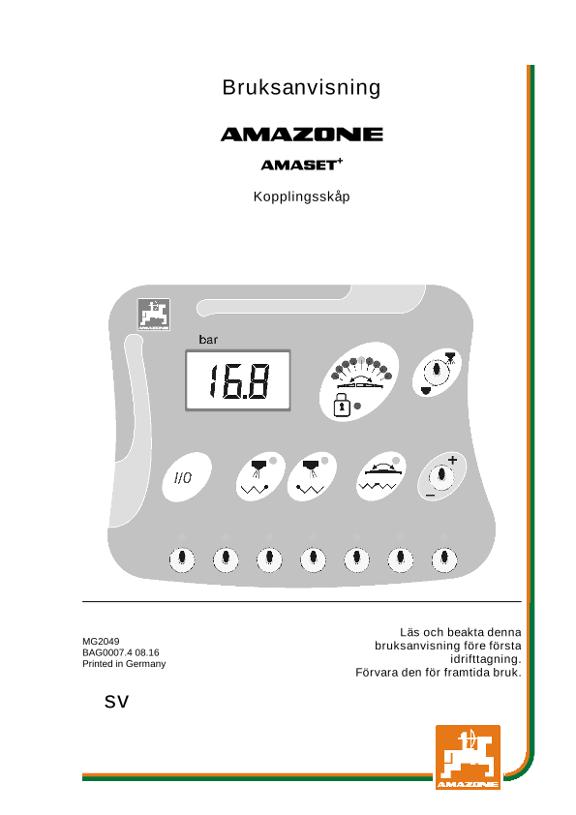 Instruktionsbok AMASET+