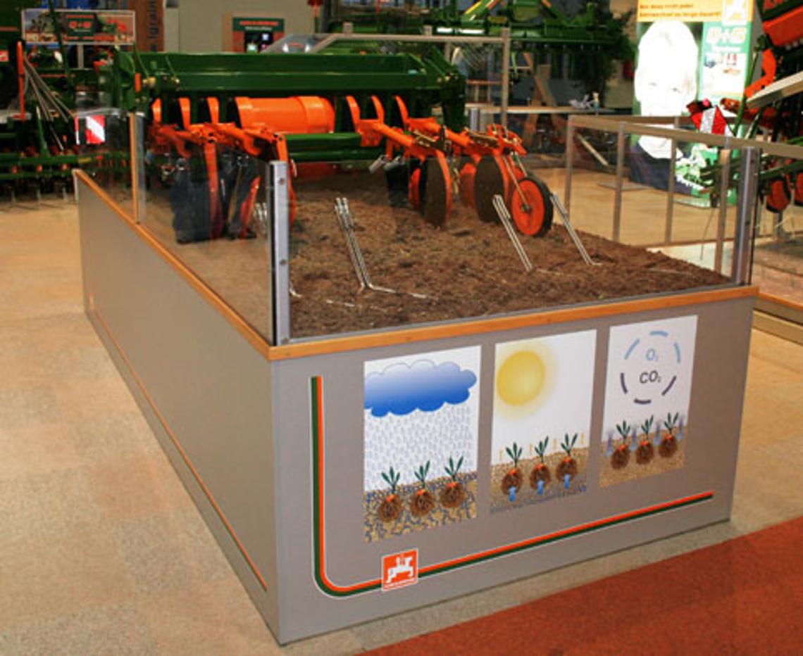 Ausstellungsobjekt Bodenabdruckmodell