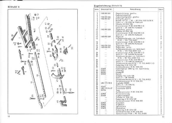 Ersatzteilkatalog Anhänge-Sandbodenmeliorationspflug B185