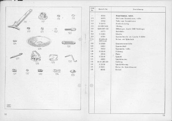 Ersatzteilkatalog Kartoffelvorratsroder Schatzgräber 224-D1