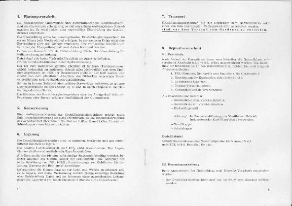 Betriebsanleitung Druckflüssigkeitsspeicher TGL10 843