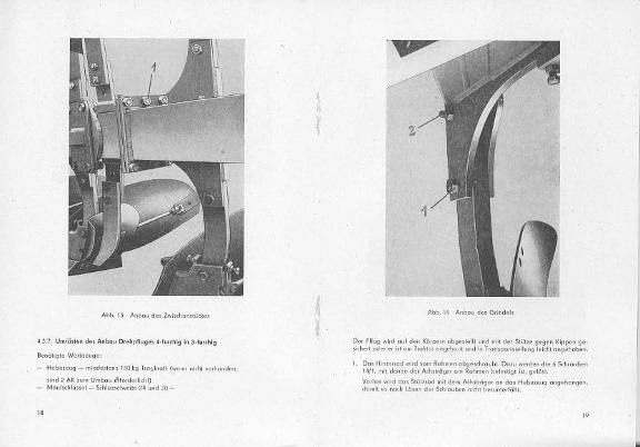 Betriebsanleitung Anbau-Drehpflug B173 A
