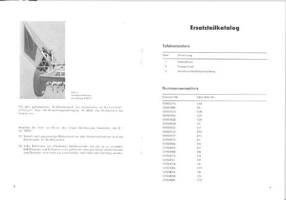 Betriebsanleitung / Ersatzteilliste Krümelwalze B459/1