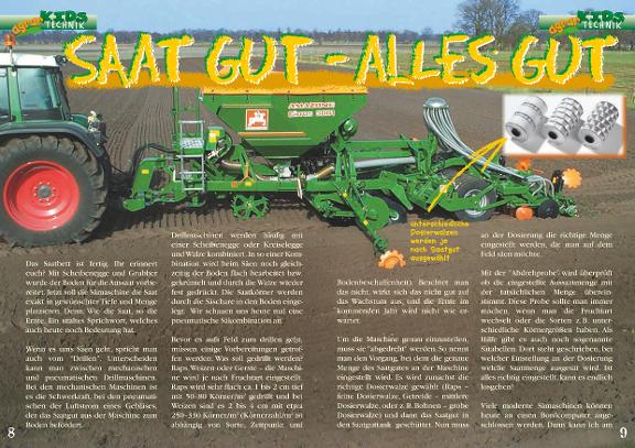 Artikel "Saat gut - alles gut" agrarKIDS Nr.2