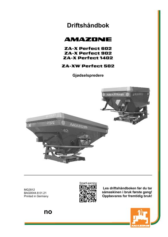 Instruksjonsboka ZA-X 6/9/1402 / ZA-XW 502 PERFECT